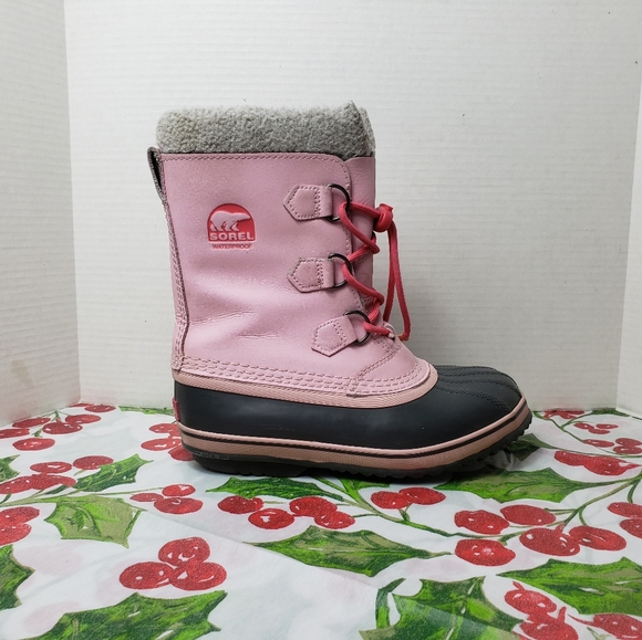 Sorel Women's Pink Snow Boots Size 5 - Picture 9 of 9